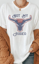 Load image into Gallery viewer, Not My First Rodeo Graphic Tee PLUS