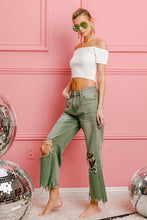 Load image into Gallery viewer, Carly Distressed Wide Leg Pants