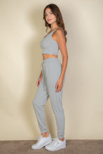 Load image into Gallery viewer, Cropped Tank Top & Joggers Set
