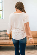 Load image into Gallery viewer, V Neck Wide Ribbed Top