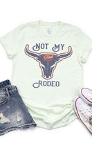 Load image into Gallery viewer, Not My First Rodeo Graphic Tee PLUS