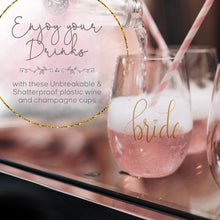Load image into Gallery viewer, Bride&#39;s Babes Plastic Wine Cup
