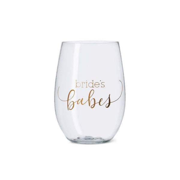Bride's Babes Plastic Wine Cup