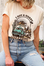 Load image into Gallery viewer, I got a Heart Like a Truck Graphic Tee
