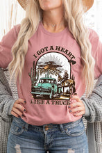 Load image into Gallery viewer, I got a Heart Like a Truck Graphic Tee
