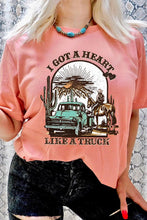 Load image into Gallery viewer, I got a Heart Like a Truck Graphic Tee
