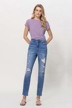 Load image into Gallery viewer, Greta VERVET Distressed Mom Jeans
