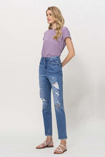 Load image into Gallery viewer, Greta VERVET Distressed Mom Jeans
