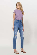 Load image into Gallery viewer, Greta VERVET Distressed Mom Jeans
