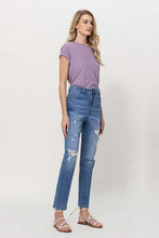 Load image into Gallery viewer, Greta VERVET Distressed Mom Jeans
