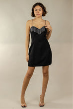 Load image into Gallery viewer, Rhinestone Strap Mini Dress

