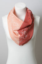 Load image into Gallery viewer, Two Tone Western Floral Bandana
