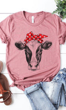 Load image into Gallery viewer, Cow Bandanna Graphic Tee
