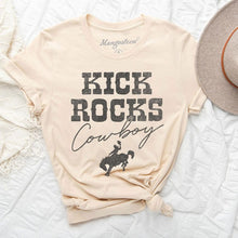 Load image into Gallery viewer, Kick Rocks Cowboy Graphic Top
