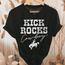 Load image into Gallery viewer, Kick Rocks Cowboy Graphic Top
