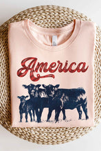 Load image into Gallery viewer, American Cattle Graphic Tee
