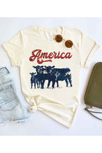 Load image into Gallery viewer, American Cattle Graphic Tee
