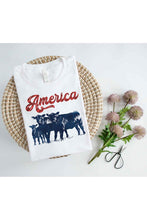 Load image into Gallery viewer, American Cattle Graphic Tee
