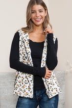 Load image into Gallery viewer, Cheetah Hoodie Vest
