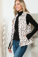 Load image into Gallery viewer, Cheetah Hoodie Vest
