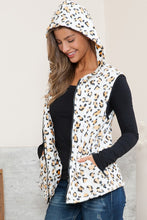 Load image into Gallery viewer, Cheetah Hoodie Vest
