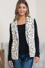 Load image into Gallery viewer, Cheetah Hoodie Vest
