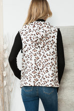 Load image into Gallery viewer, Cheetah Hoodie Vest
