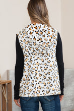 Load image into Gallery viewer, Cheetah Hoodie Vest
