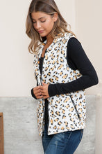 Load image into Gallery viewer, Cheetah Hoodie Vest
