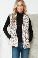 Load image into Gallery viewer, Cheetah Hoodie Vest
