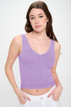 Load image into Gallery viewer, Seamless Reversible Stonewashed Ribbed Tank
