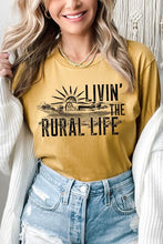 Load image into Gallery viewer, Livin the Rural Life Graphic Tee
