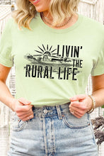 Load image into Gallery viewer, Livin the Rural Life Graphic Tee
