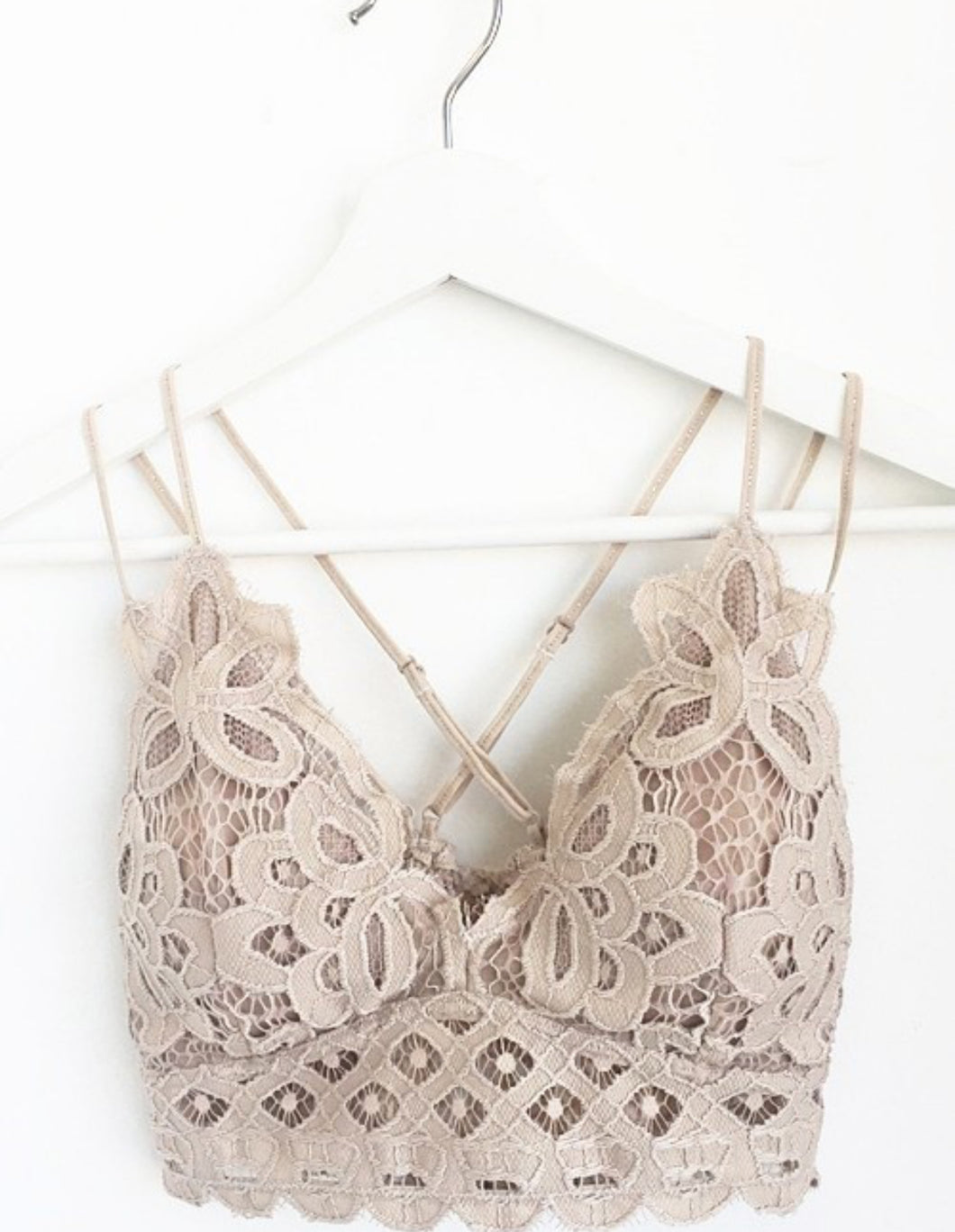 Bralette- light taupe