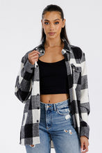 Load image into Gallery viewer, Oversized Flannel Shacket
