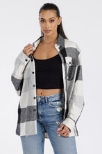 Load image into Gallery viewer, Boyfriend Oversized Soft Flannel Shacket
