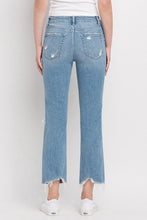 Load image into Gallery viewer, High Rise Distressed Cropped Straight Jeans
