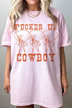 Load image into Gallery viewer, Pucker Up Cowboy Oversized Tee
