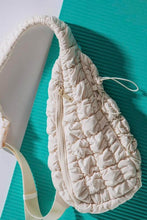 Load image into Gallery viewer, Quilted Drawstring Sling Bag
