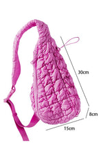 Load image into Gallery viewer, Quilted Drawstring Sling Bag
