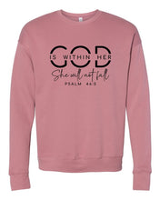 Load image into Gallery viewer, God is Within Her PLUS Sweatshirt
