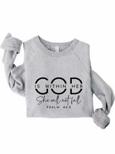 Load image into Gallery viewer, God is Within Her PLUS Sweatshirt
