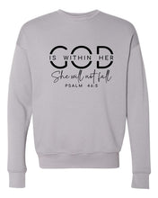 Load image into Gallery viewer, God is Within Her PLUS Sweatshirt
