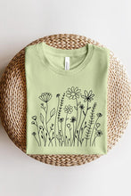 Load image into Gallery viewer, Wildflower Graphic T Shirts
