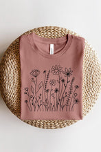 Load image into Gallery viewer, Wildflower Graphic T Shirts
