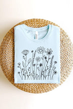 Load image into Gallery viewer, Wildflower Graphic T Shirts
