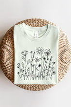 Load image into Gallery viewer, Wildflower Graphic T Shirts
