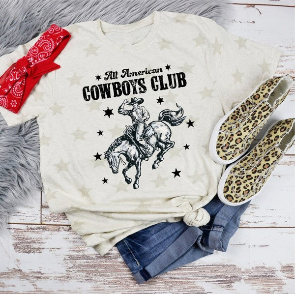 All American Cowboys Club Graphic Tee