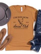 Load image into Gallery viewer, Chicken Mom Social Club Graphic Tee
