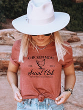 Load image into Gallery viewer, Chicken Mom Social Club Graphic Tee
